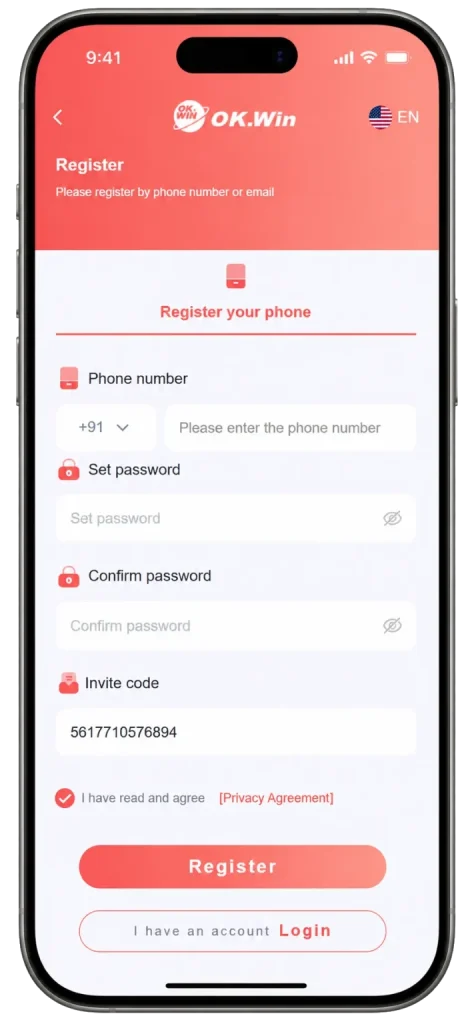 OK Win Register